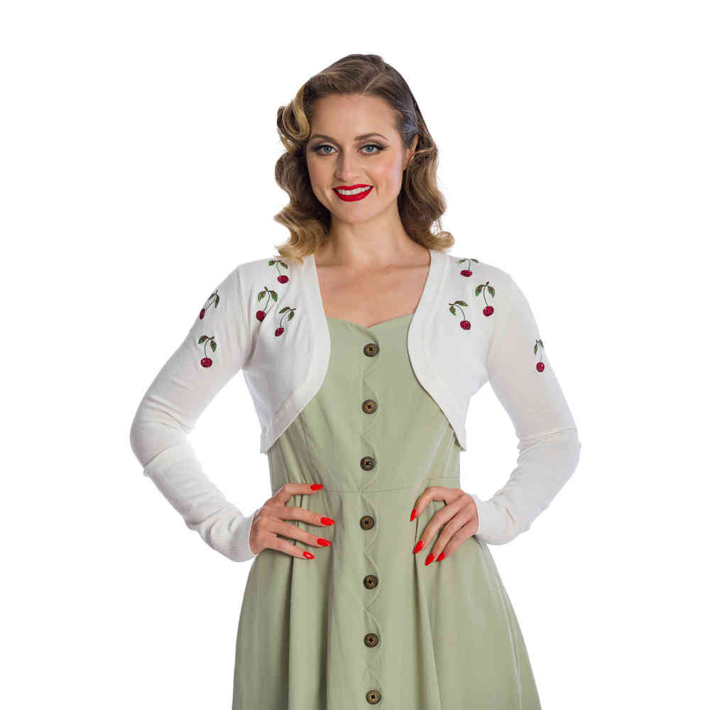 Banned - SUMMER BERRY Bolero - White